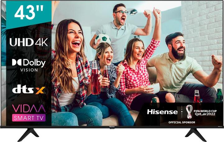 Produktbild Hisense 43A6BG (43", A6BG, LED, 4K, 2022)