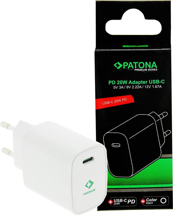 Produktbild Patona Netzteil PD 20W UCB-C 5V White (20 W)