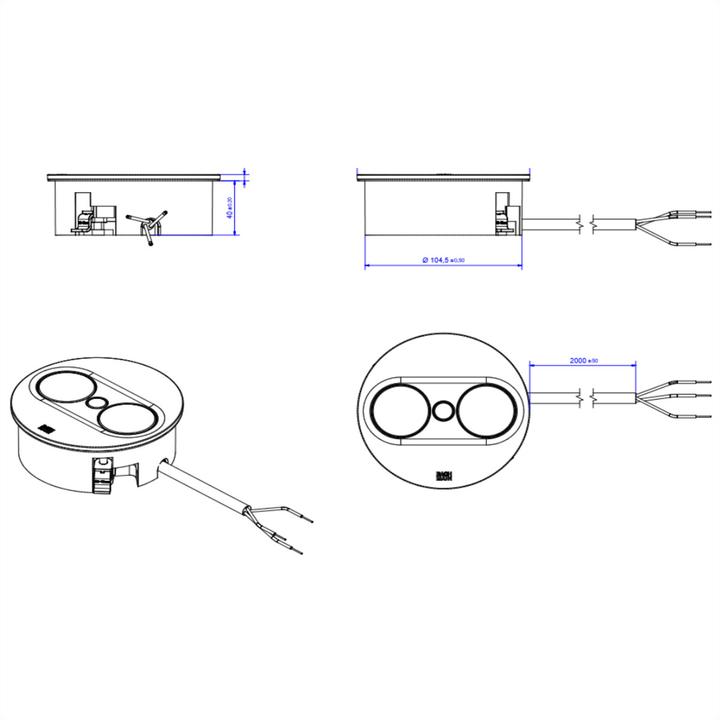 Produktbild Bachmann Multiple socket outlets