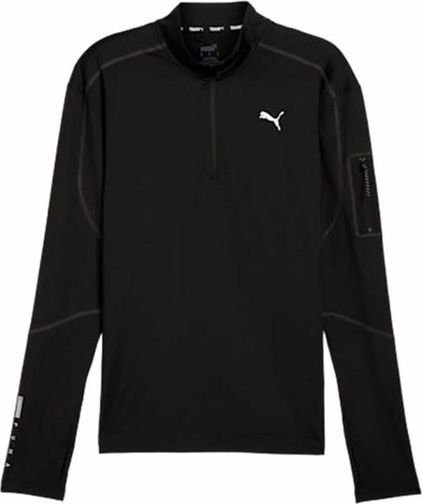 Produktbild Puma Herren Sweater ohne Kapuze Flex 1/4 Zip Schwarz (S)
