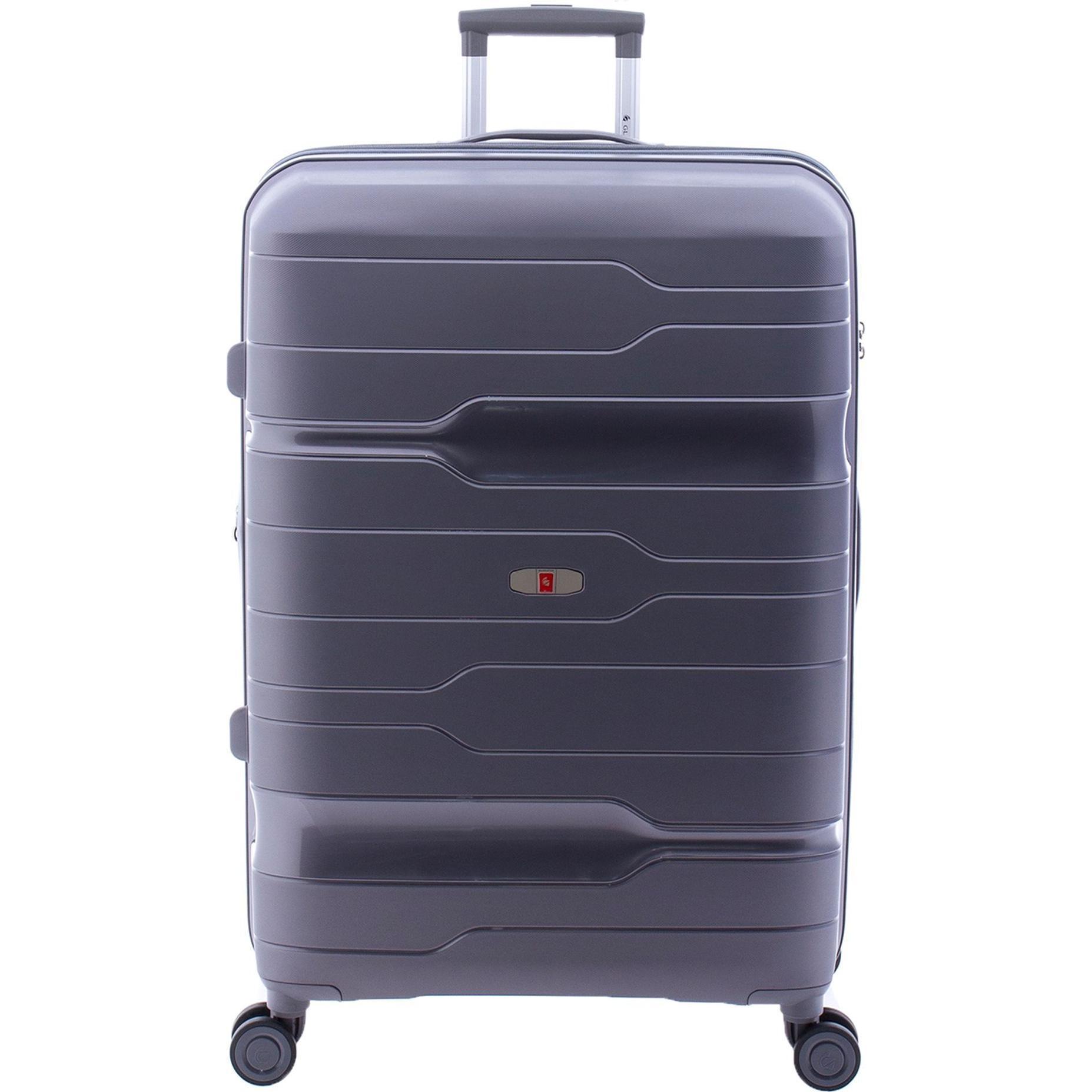 Wüsthof, Koffer, 3800 4 Rollen Trolley 77 cm mit Dehnfalte, Grau, (105 l, XL (ab 115l))