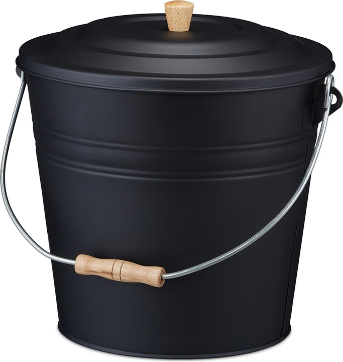 Actual product image Relaxdays Ash bucket (35.5 x 33 x 32 cm)