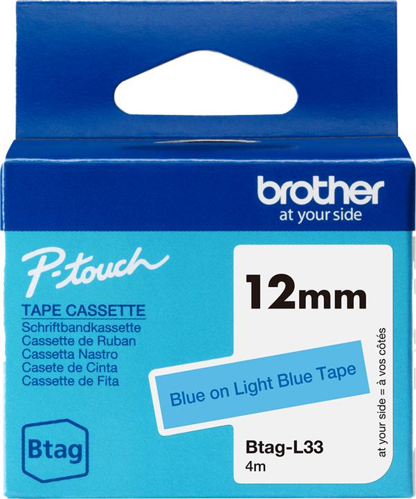 Actual product image Brother Btag (1.20 cm, Blue)