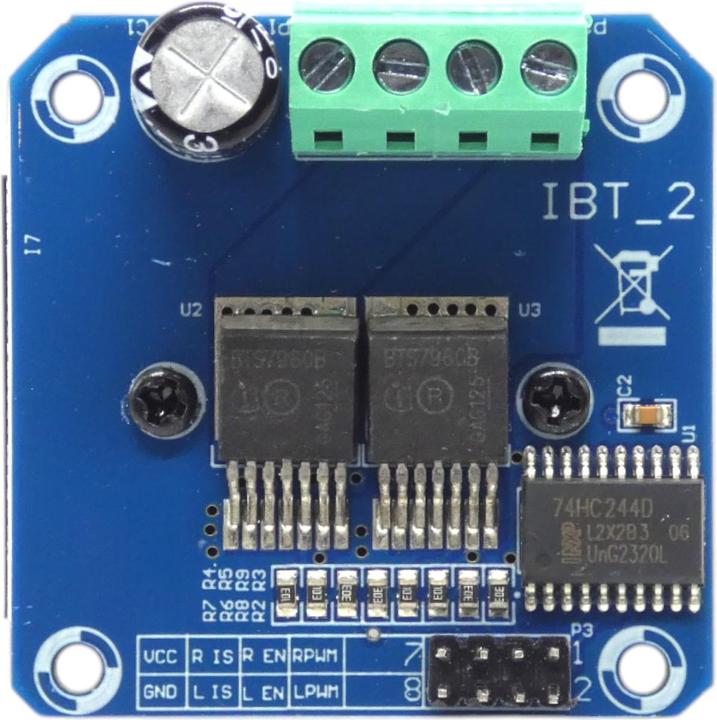 Image du produit Purecrea Double BTS7960 43A Motor Treiber H-Brücke