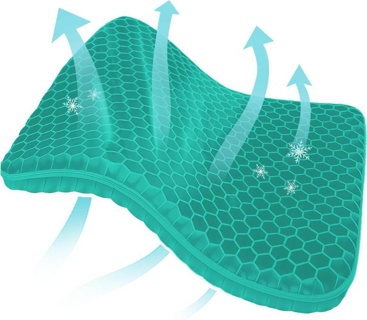 Dreamolino Sitzkissen SoftSitter, Gel-Wabenstruktur (42 x 37 cm)