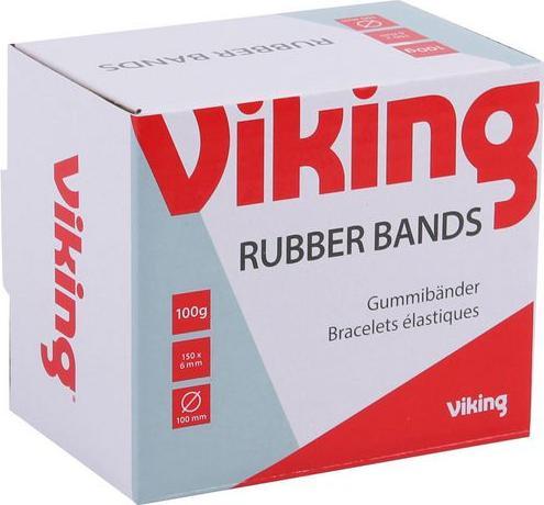 Actual product image Office Depot Rubber bands 6 mm x 150 mm 100 mm Natural brown 100 g