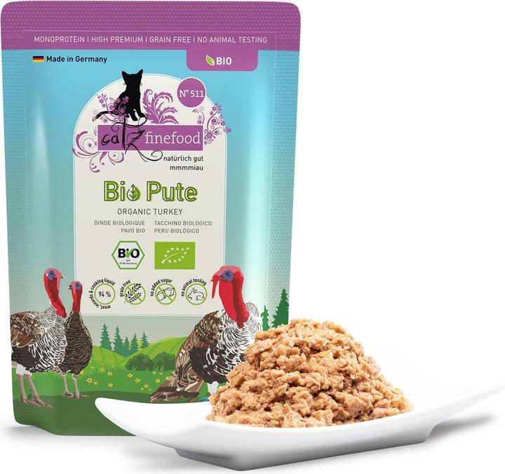 Image du produit Catz Finefood Bio No.511 Dinde (Adulte, 1 pcs, 85 g)