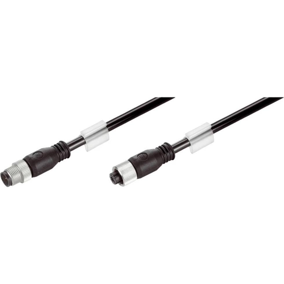 Weidmüller 1059340005 Cavo di collegamento sensore/attuatore 0,50 m 1 pz., Cavo + Spina elettrica, Nero