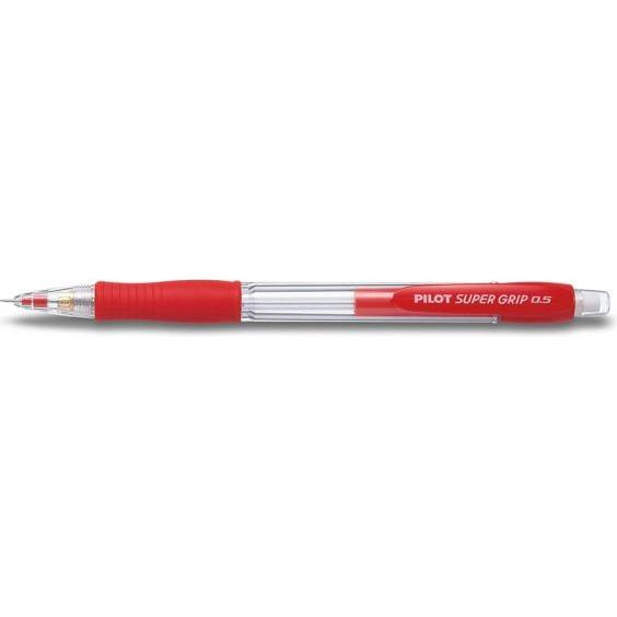 Thumbnail - Pilot, Bleistift, SUPER GRIP Druckbleistift rot HB 0,5 mm (0.50 mm, HB, 1 x)