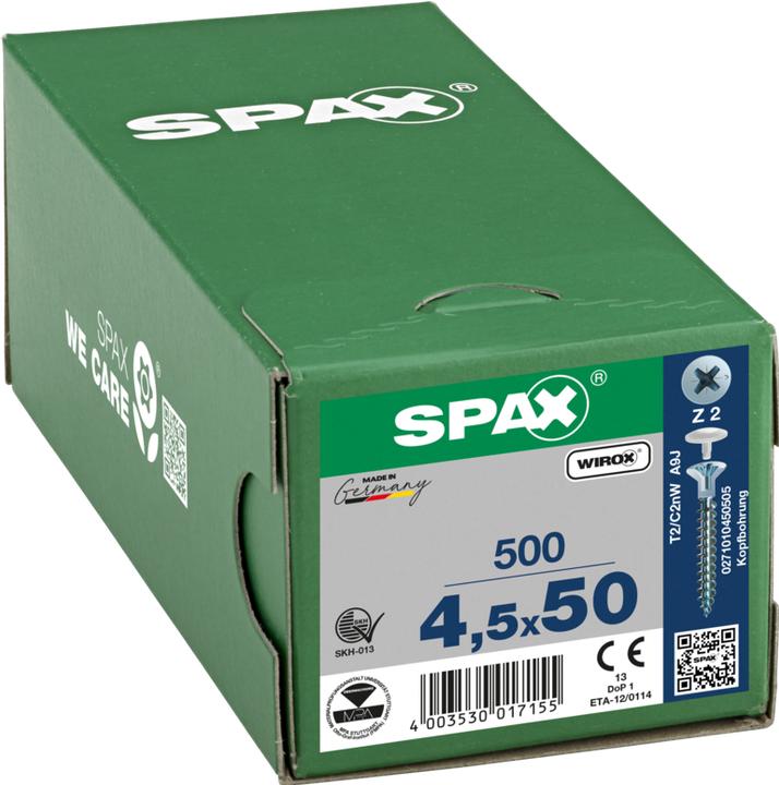 Produktbild Spax Spanplattenschrauben (500 Schrauben pro Stück)