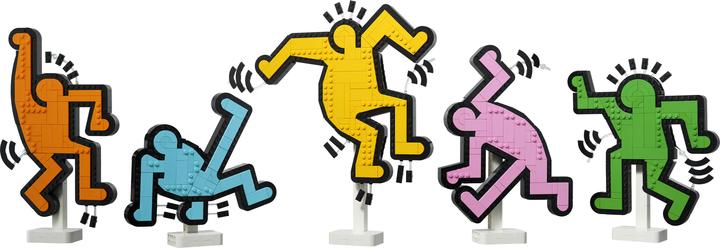 Actual product image LEGO Keith Haring - Dancing figures (LEGO Art)