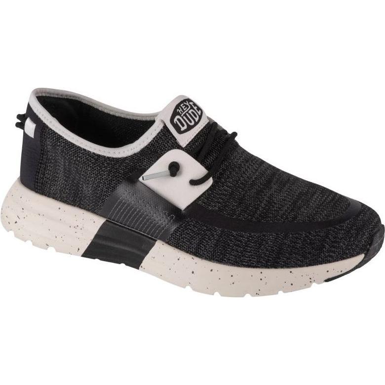 Hey Dude, Uomini, Sneaker, Scarpe moda Scirocco Sport, Nero, (43)