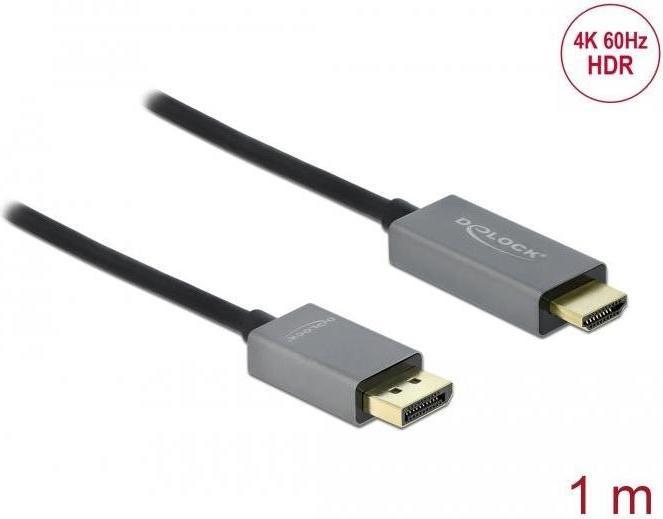 Produktbild Delock DisplayPort — HDMI (Typ A) (1 m, HDMI, 2.0)