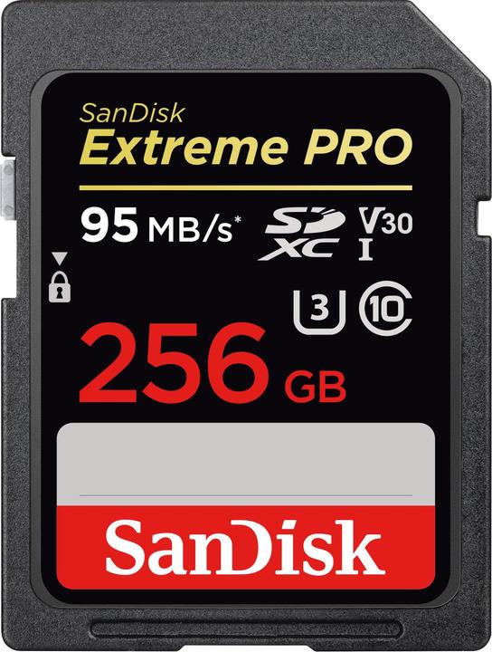 Produktbild Sandisk ExtremePro SDXC U3 (256 GB, SDXC, U3, UHS-I)