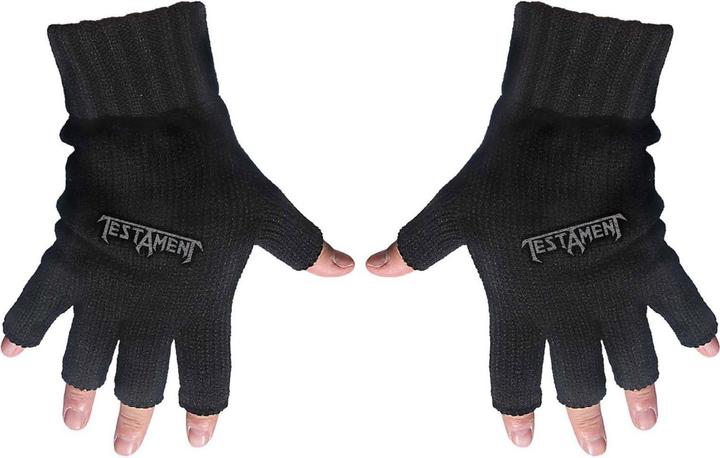 Image du produit Testament Gants unisexes sans doigts avec logo pour adultes (Taille unique)