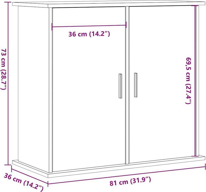 Produktbild vidaXL Aquariumständer