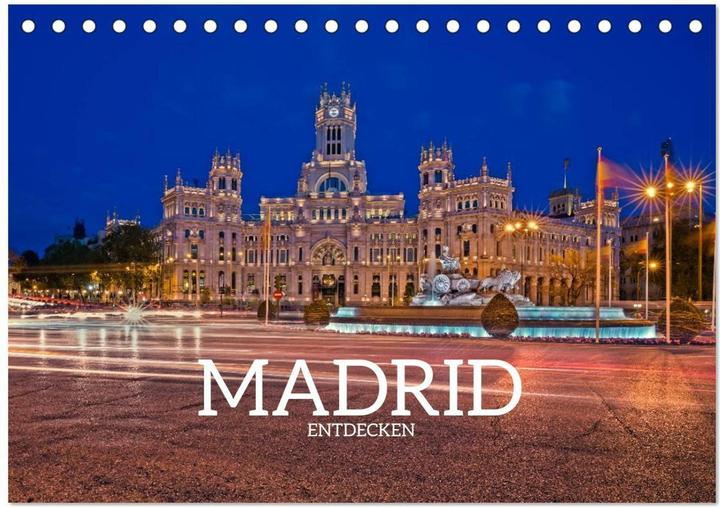 Produktbild Madrid entdecken (Tischkalender 2026 DIN A5 quer), Monatskalender (A5)