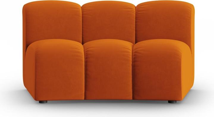 Actual product image Micadoni Velvet Modul Armless, "Lupine", 1 Seat, 154x95x70Made in Europe (1-seater, Modular sofa)