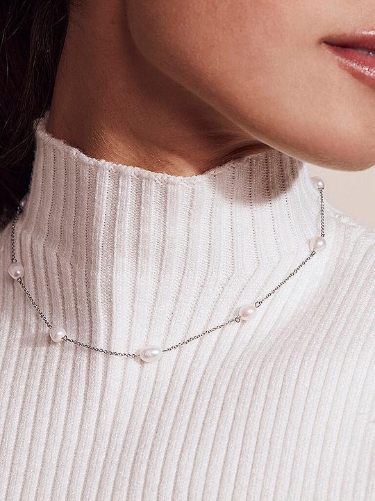 Actual product image Edblad Halskette PERLA NECKLACE MULTI Steel (Metal)