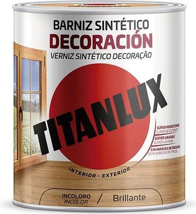 Titan Synthetic Varnish Gloss Colourless 750ml (Transparent, 750 ml)