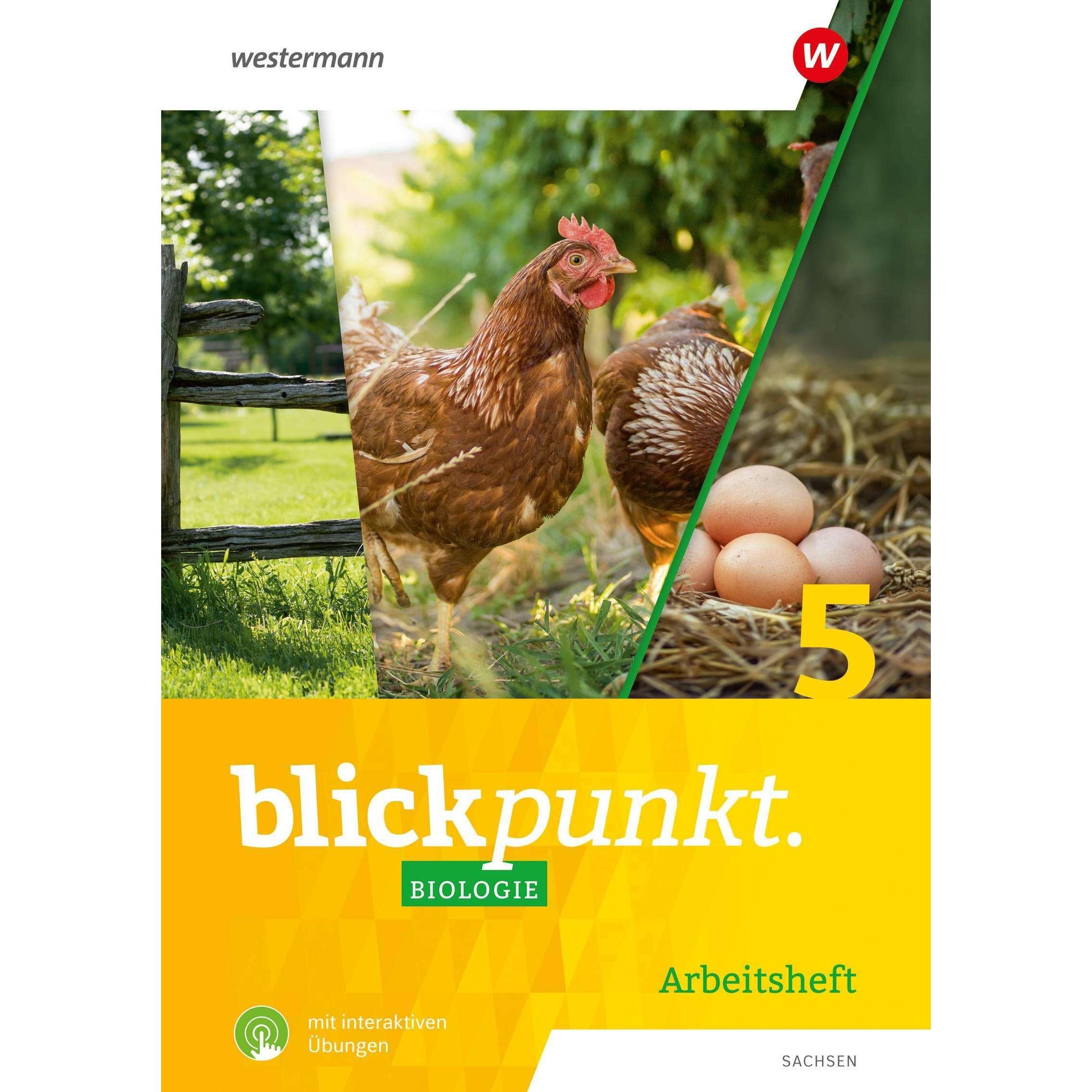 Blickpunkt Biologie 5. Arbeitsheft mit interaktiven Übungen. Für Sachsen, Schulbücher