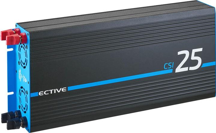 Produktbild Ective CSI 25 Sinus-Wechselrichter 2500W 24V mit Netzvorrangschaltung und Ladegerät (CH-Stecker)