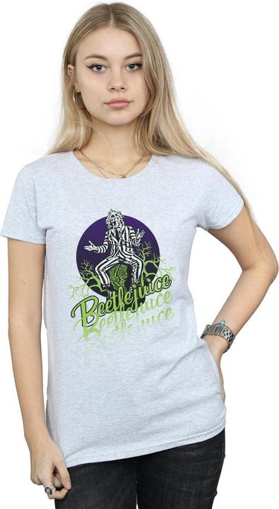 Immagine prodotto Beetlejuice Maglietta da donna/ragazzo in cotone Faded Pose (M)