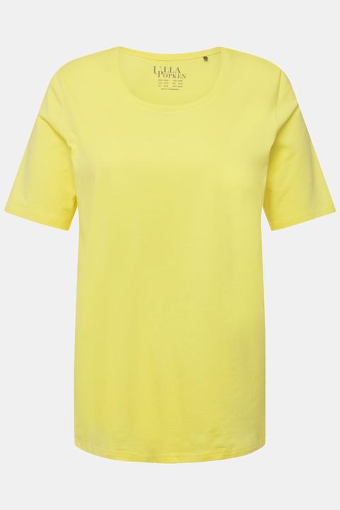 Actual product image Ulla Popken Essential Round Neck Stretch Tee (58, 60)