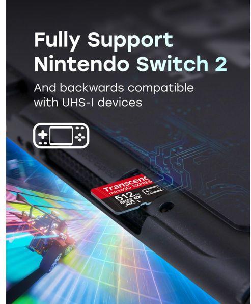 Actual product image Transcend USD710S (512 GB, microSD Express, U3, UHS-I)