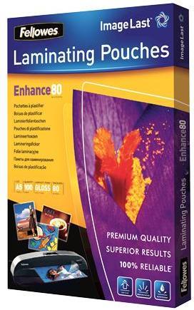 Produktbild Fellowes Enhance 80 (A5, 100 Stück, 80 µm)