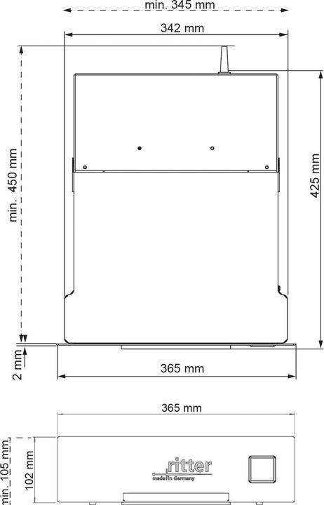 Immagine prodotto Dr. Ritter Aspirapolvere da incasso con piedistallo SES 10