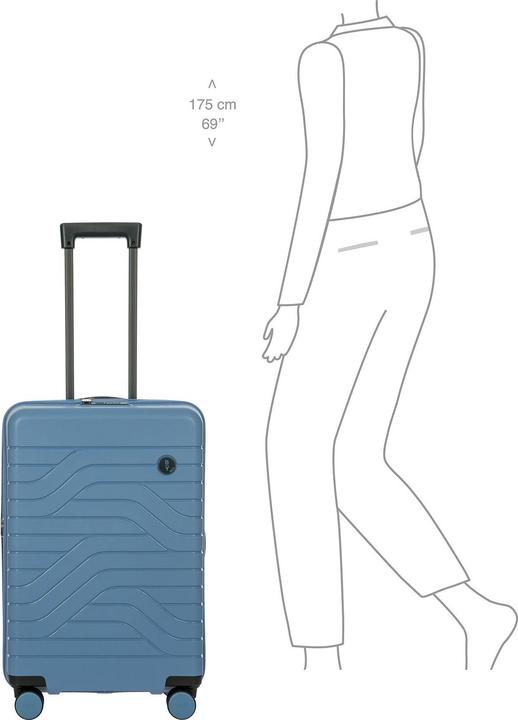 Actual product image Brics BY Ulisse 4-wheel trolley 65 cm (65 l)