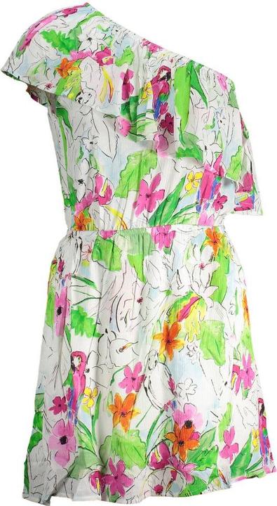 Desigual White Viscose Women Dress (L)
