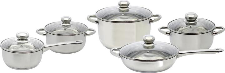 Immagine prodotto Lipo Set di pentole 10lg. Luna (Set di pentole e padelle da cucina, Alluminio)