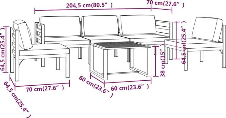 Produktbild vidaXL Louis