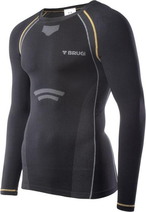 Actual product image Brugi Thermoactive Underwear Men's Sweatshirt 4RC3 Black Size S (S, M)