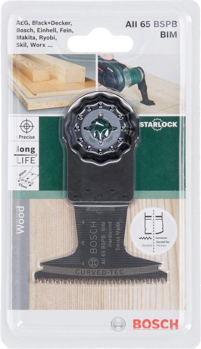 Produktbild Bosch Zubehör Tauchsägeblatt AII 65 BSPB Starlock BIM, Hard Wood, 40 x 65 mm