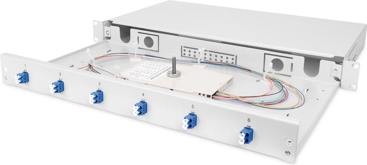 Digitus Fiber Optic Splice Box, Equipped, LC, OS2 (S/UTP, CAT7, 0.28 m)