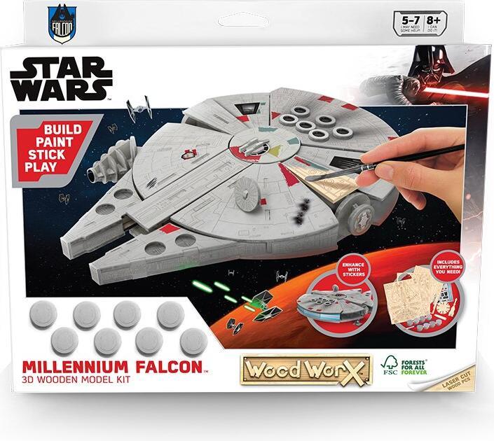 Image du produit JTI Star Wars, Wood Worx - Faucon Millenium