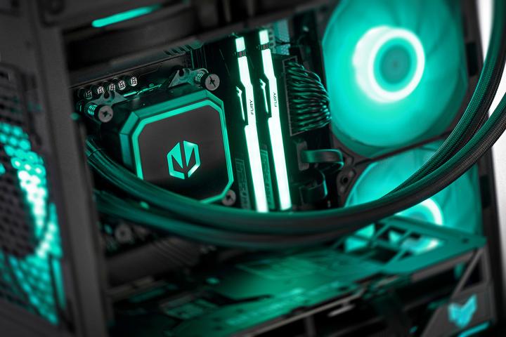 Produktbild Actina 5901443383758 PC AMD Ryzen™ 7 7800X3D 32 GB DDR5-SDRAM 1 TB SSD NVIDIA GeForce RTX 4090 Midi (1000 GB, 32 GB, AMD Ryzen 7 7800X3D, GeForce RTX 4090)