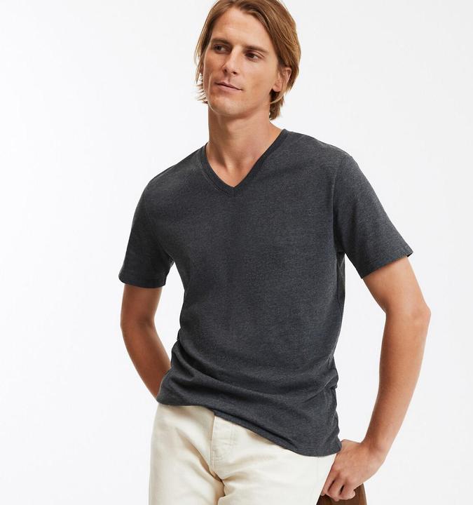 Produktbild La Redoute Collections T-Shirt mit V-Ausschnitt (M)