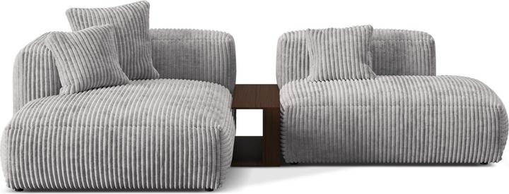 Image du produit Micadoni Canapé D'Angle Gauche Modulaire, "Martina", 2 Places, 285x176x75 Fabriqué en Europe (Canapé modulaire, Canapé d'angle)