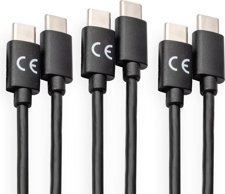 Produktbild Digitus USB Type-C™ Ladekabel Set, Type-C - C (1 m, USB 2.0, 15 W)