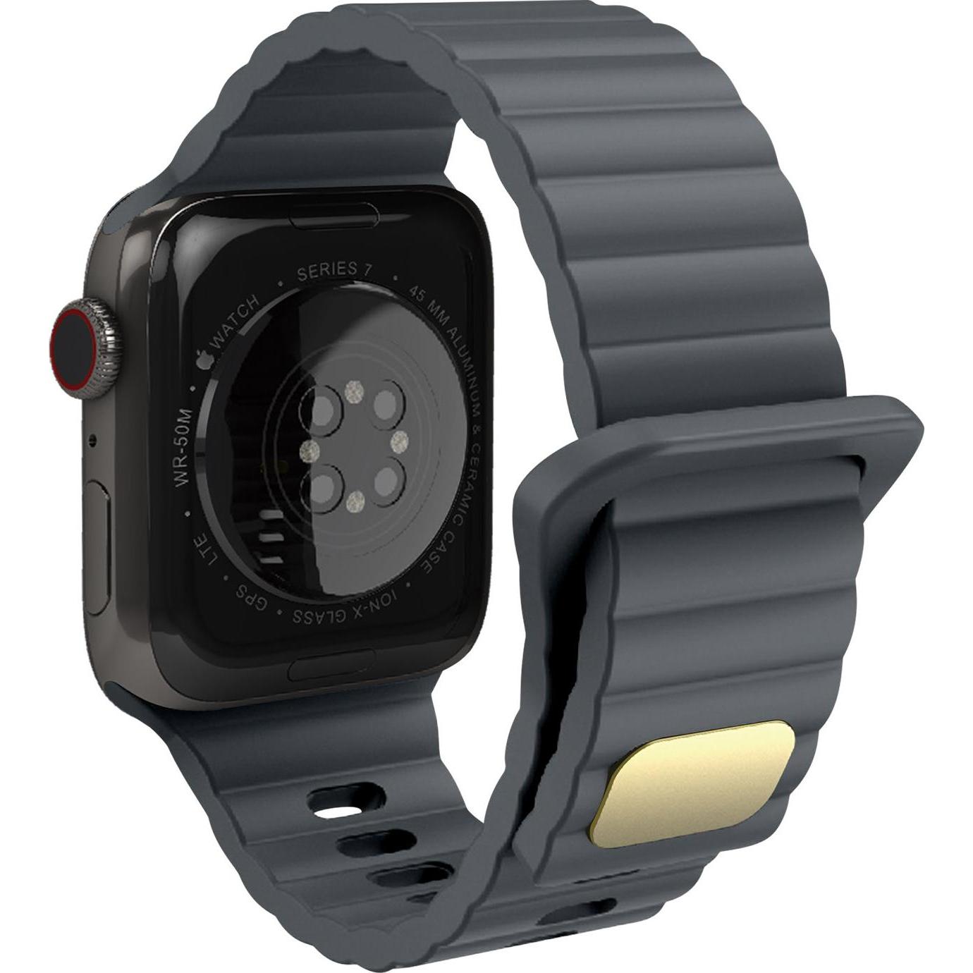Avizar Ersatzarmband (Weiches Silikon, Apple Watch Series 6, Apple Watch Series 7, Apple Watch Series 8), Uhrenarmband, ...