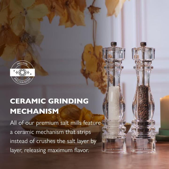 Produktbild Cole & Mason Cole&Mason Salzmühle London 30 cm, Transparent, Materialtyp: Metall (Salz)