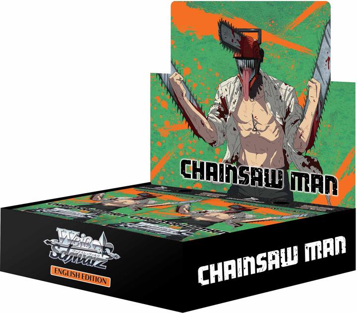 Actual product image Bushiroad Chainsaw Man Booster Box - White Black TCG - EN (English, Booster Pack)