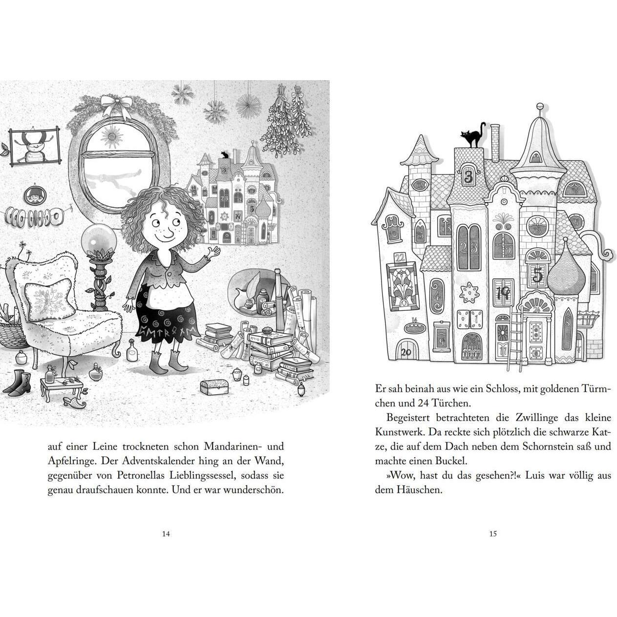Thumbnail - Petronella Apfelmus - 24 weihnachtliche Geschichten aus dem Apfelhaus, Kinderbücher von Sabine Städing, Sabine Büchner