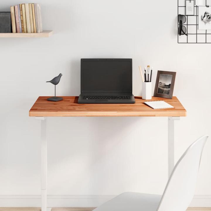 Actual product image VidaXL Tischplatte 80x40x2,5 cm Rechteckig Massivholz (80 x 40 x 2.5 cm)