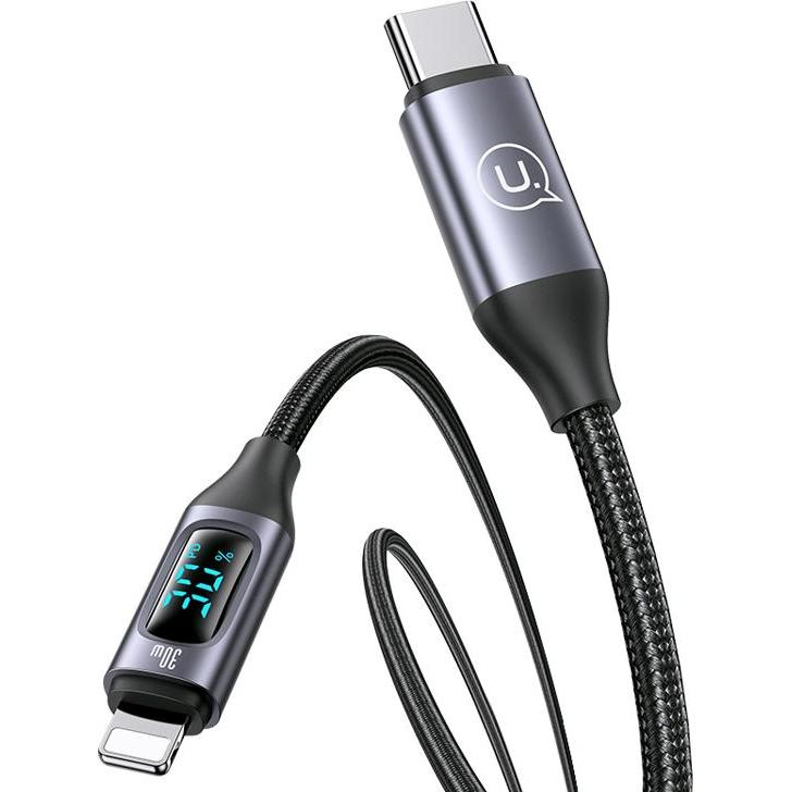 Thumbnail - EKO 30W Ladekabel Typ-C auf Lightning 1.2m Modell Display BD mit LED-Bildschirm (1.20 m, USB 3.0), USB Kabel