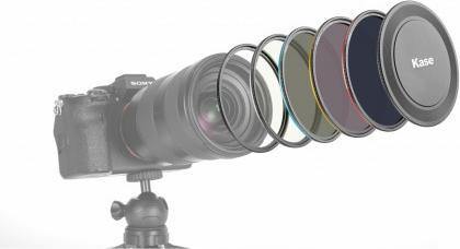Image du produit Kase Wolverine Revolution Kit (magnétique) 77mm (77 mm, Filtre gris neutre, Filtre polarisant)